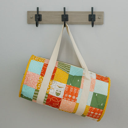 Happy Camper Duffle Bag - The Ginger Quilter