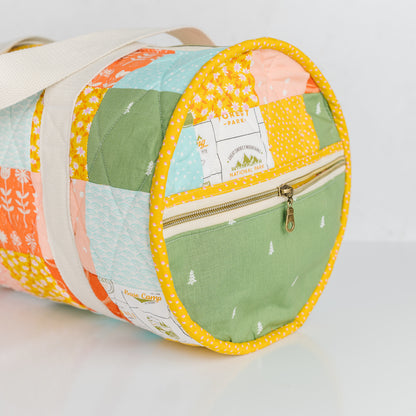 Happy Camper Duffle Bag - The Ginger Quilter